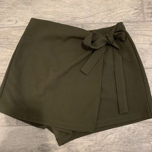 Green skort